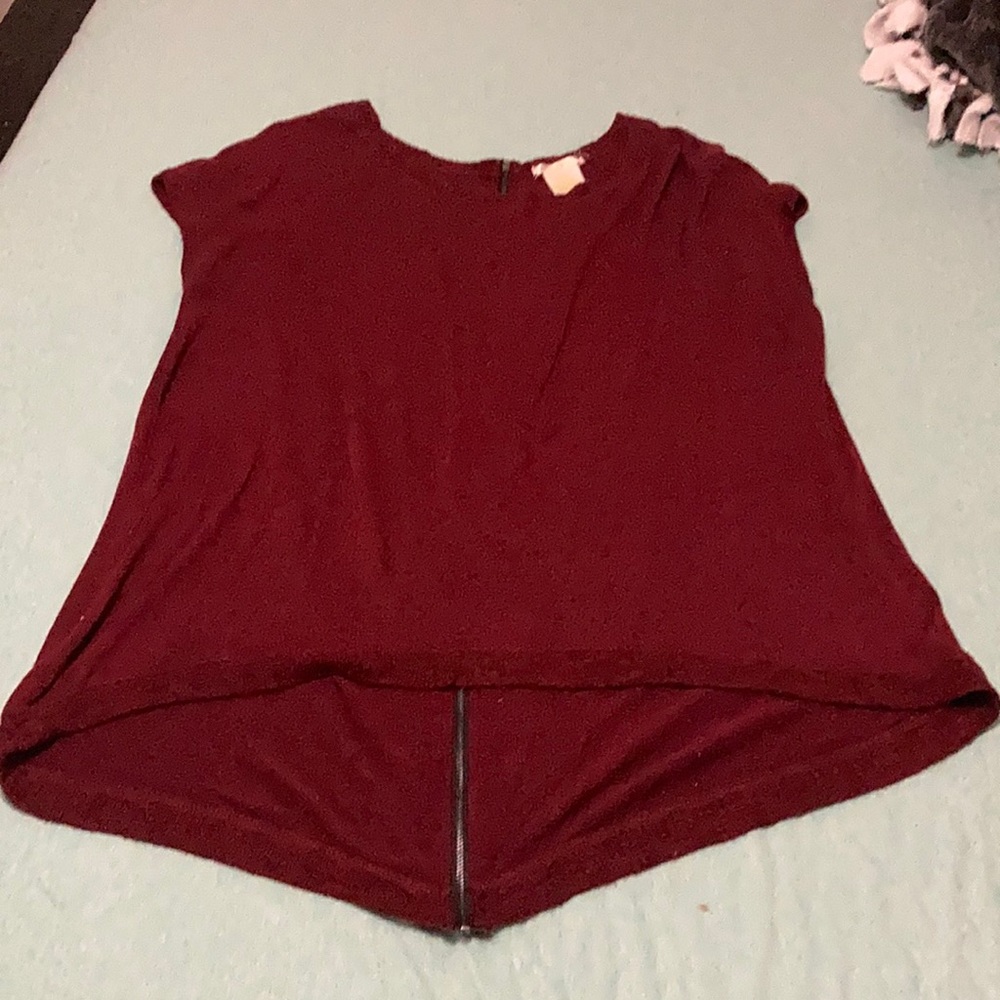 Maroon blouse large